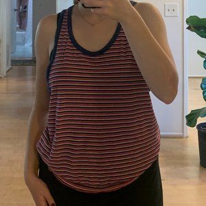 Acne Red White + Blue Tank